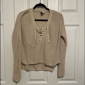 H&M tan sweater